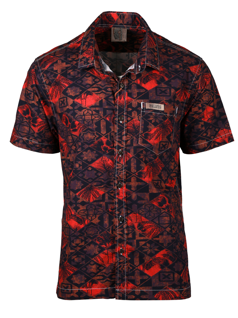 Men's Kaiveikau Premium Shirt, Sun Reef - Jack's of Fiji