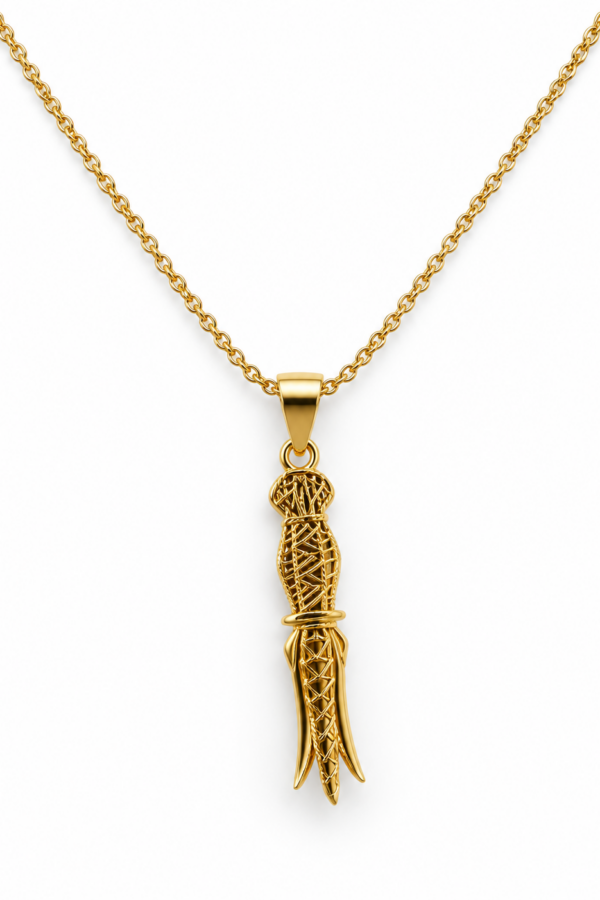 Necklace Brass Gp Cula Ni Bokola
