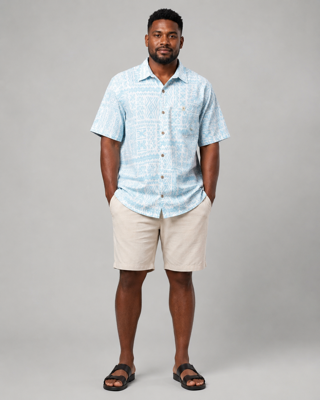 Aisokula Fit Tui Print Mens Regular Shirt