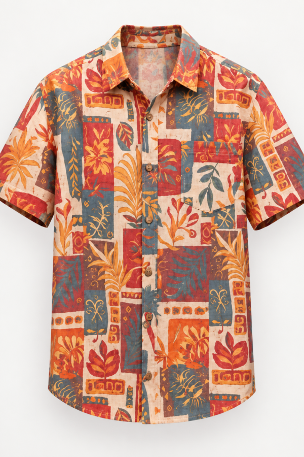 Printed Short-sleeve Shirt