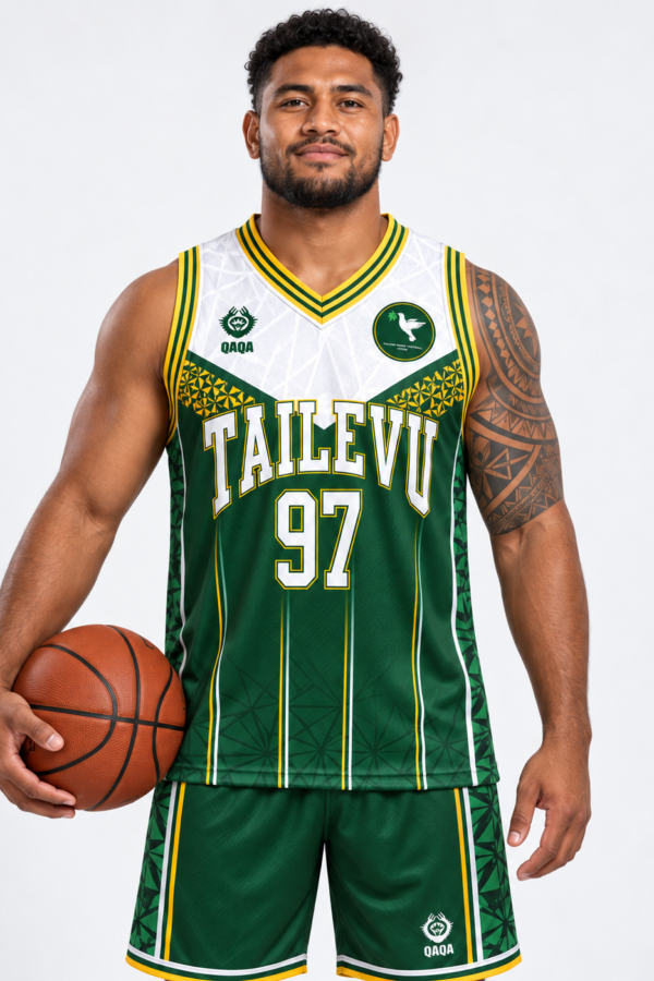 TAILEVU BB VEST-JF26-45 GREEN/YELLOW/WHITE XS