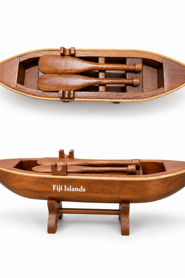 Wooden Paddle Canoe