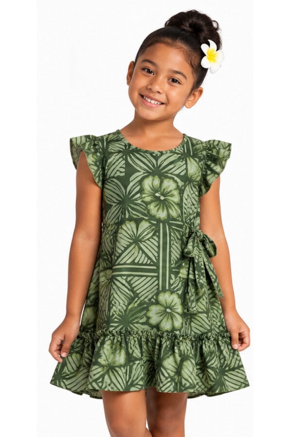 Girls Polyester Bula Poly Dress Veikau