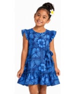 Girls Polyester Bula Poly Dress Veikau - Image 3