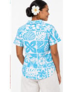 Ladies Polyester Bula Half Placket Blouset Buli - Image 3