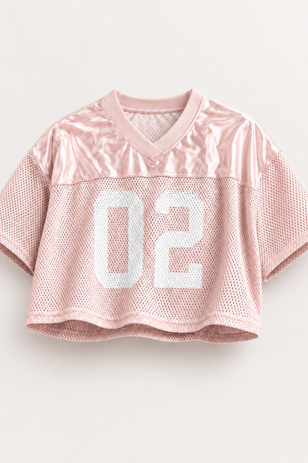 Ladies Crop Football Jersey