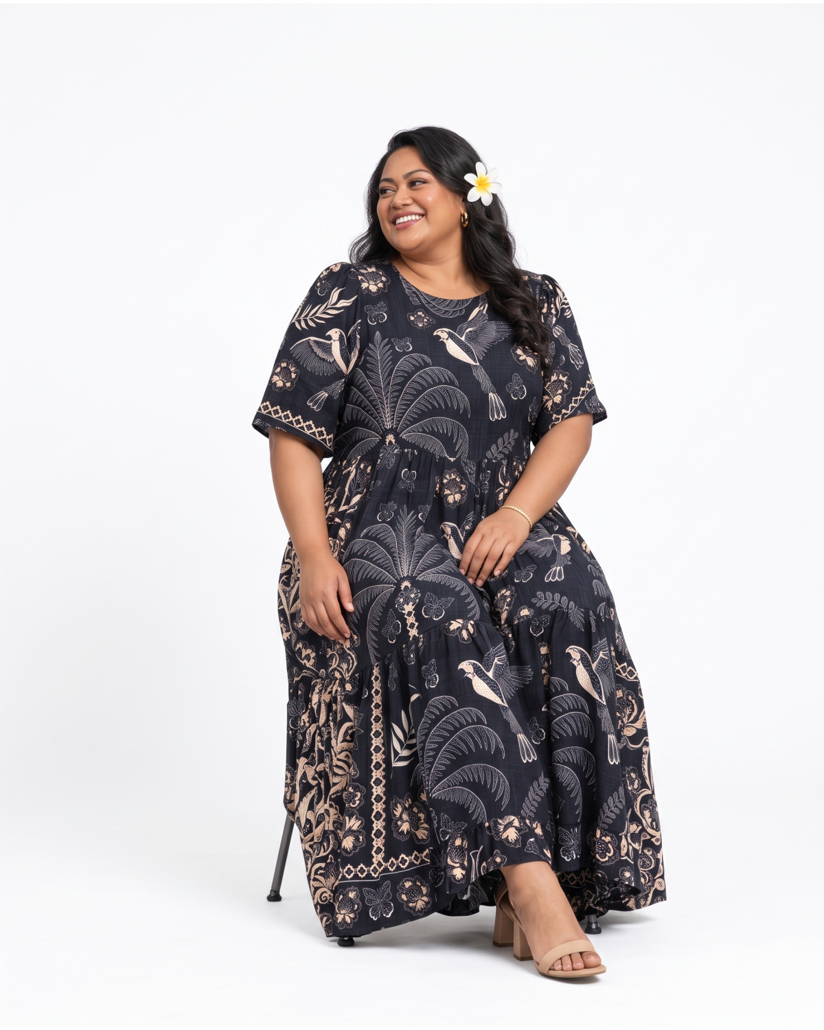 Layered Curve Dress