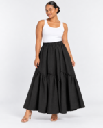 Tiered Maxi Skirt